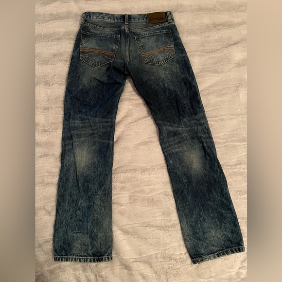 Express- Rocco Slim Fit Denim Jean-Straight Leg - Picture 4 of 6